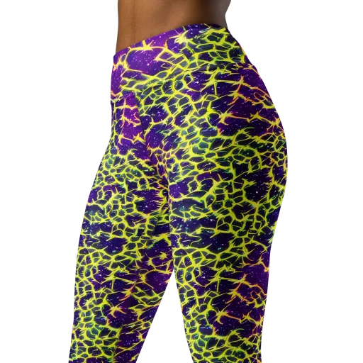 Neon Thornfield on a Yoga Leggings