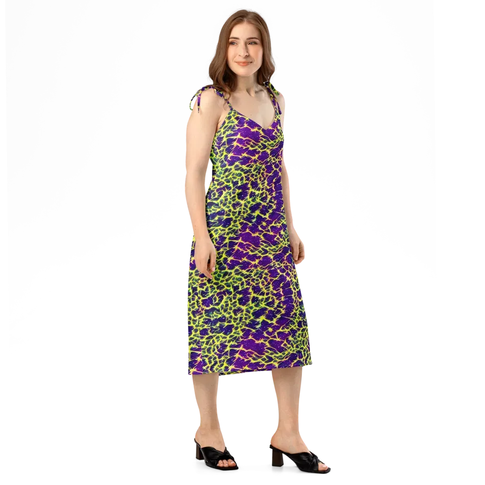 Neon Thornfield on Slip Dress — Right Front