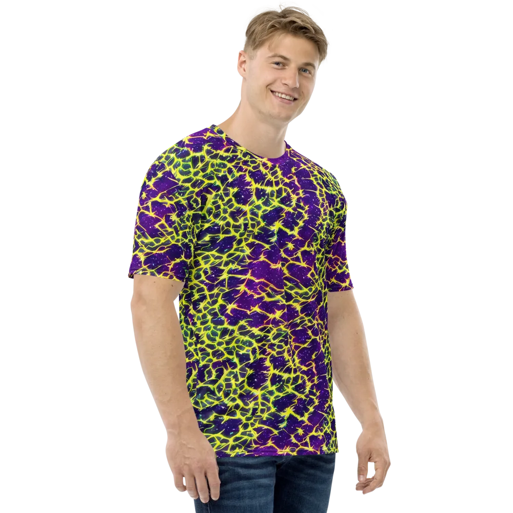 Neon Thornfield on Men's Crew Neck T-Shirt — Right
