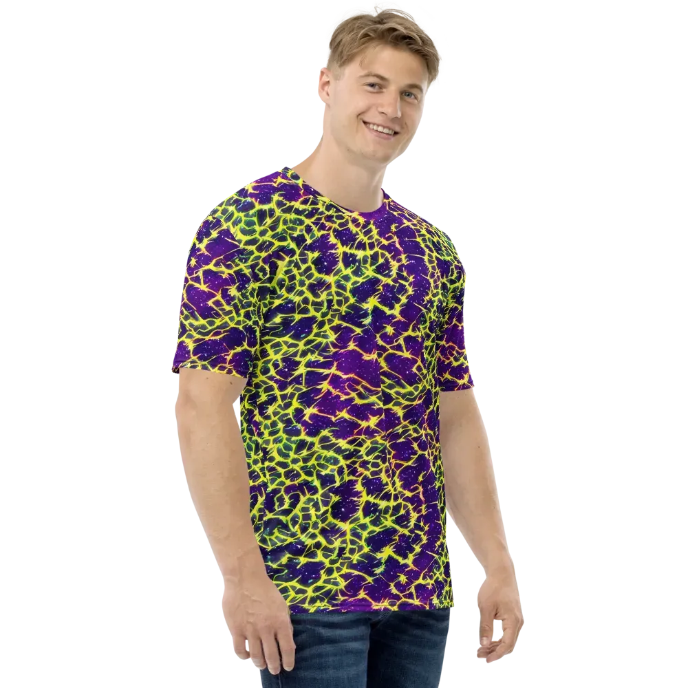 Neon Thornfield on Men's Crew Neck T-Shirt — Right