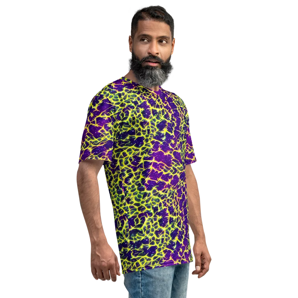 Neon Thornfield on Men's Crew Neck T-Shirt — Right