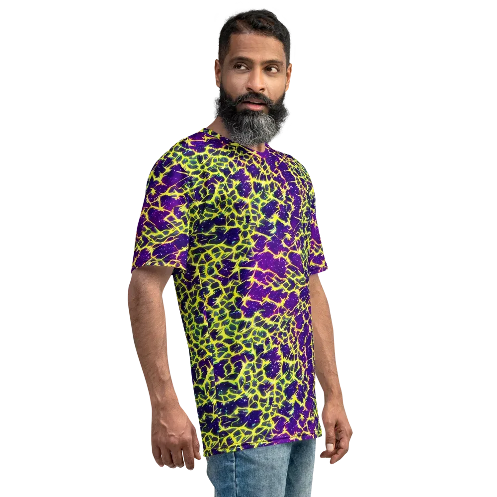 Neon Thornfield on Men's Crew Neck T-Shirt — Right