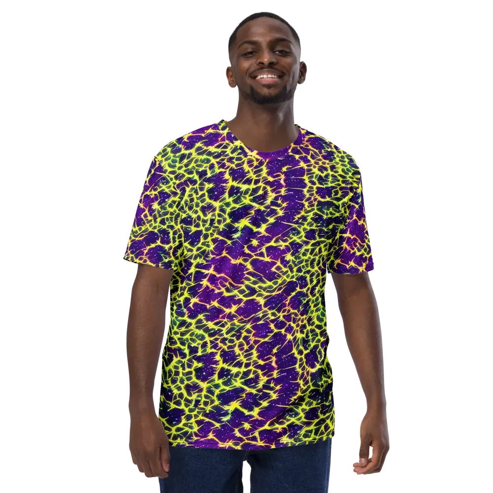 Neon Thornfield on Men's Crew Neck T-Shirt — Front