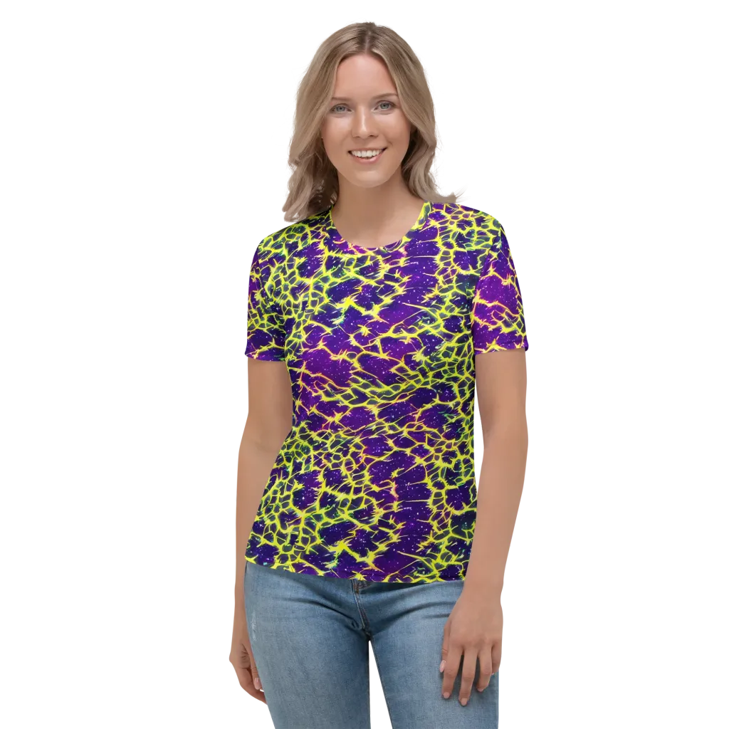 Neon Thornfield on Women's Crew Neck T-Shirt — Front
