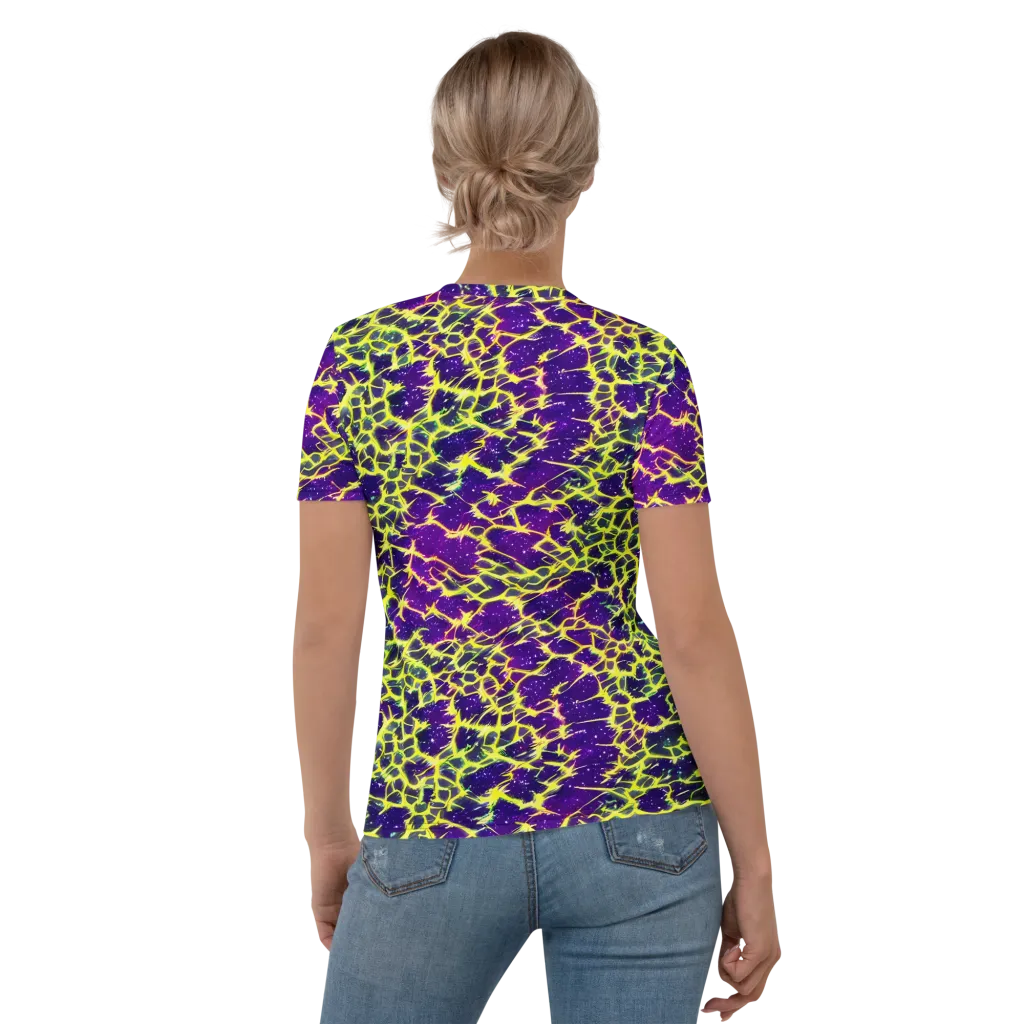 Neon Thornfield on Women's Crew Neck T-Shirt — Back