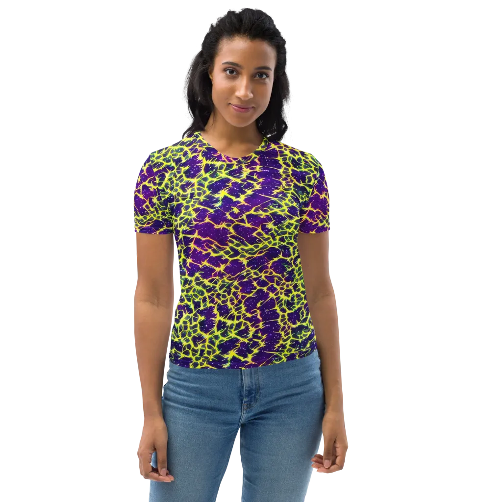 Neon Thornfield on Women's Crew Neck T-Shirt — Front