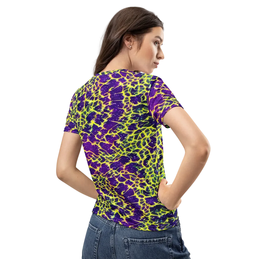 Neon Thornfield on Women's Crew Neck T-Shirt — Back