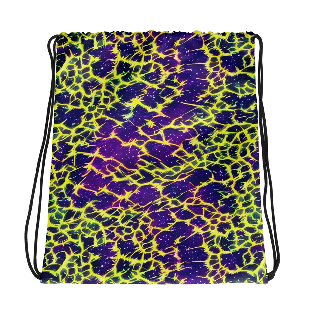 Neon Thornfield on Drawstring Bag — Photo