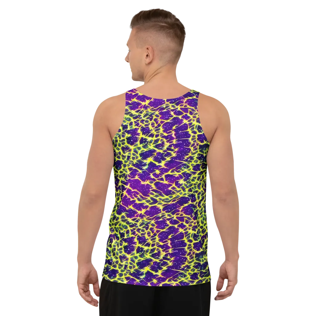 Neon Thornfield on Men's Tank Top — Back