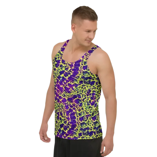 Neon Thornfield on a Men's Tank Top