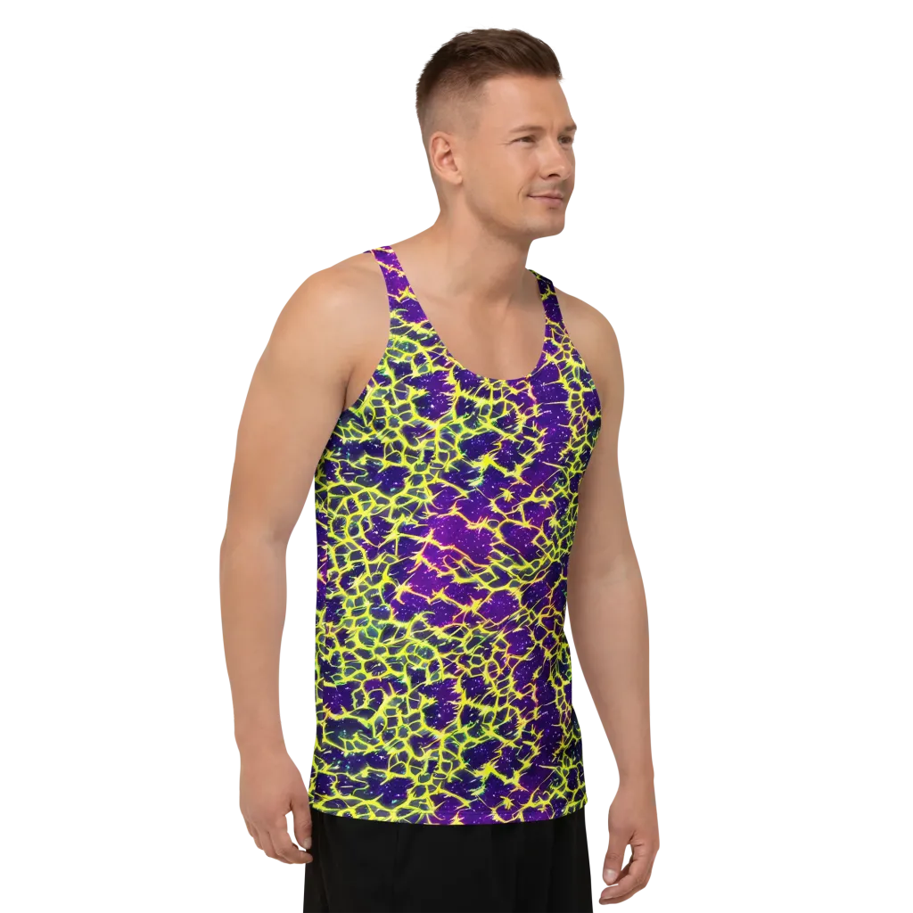 Neon Thornfield on Men's Tank Top — Right Front
