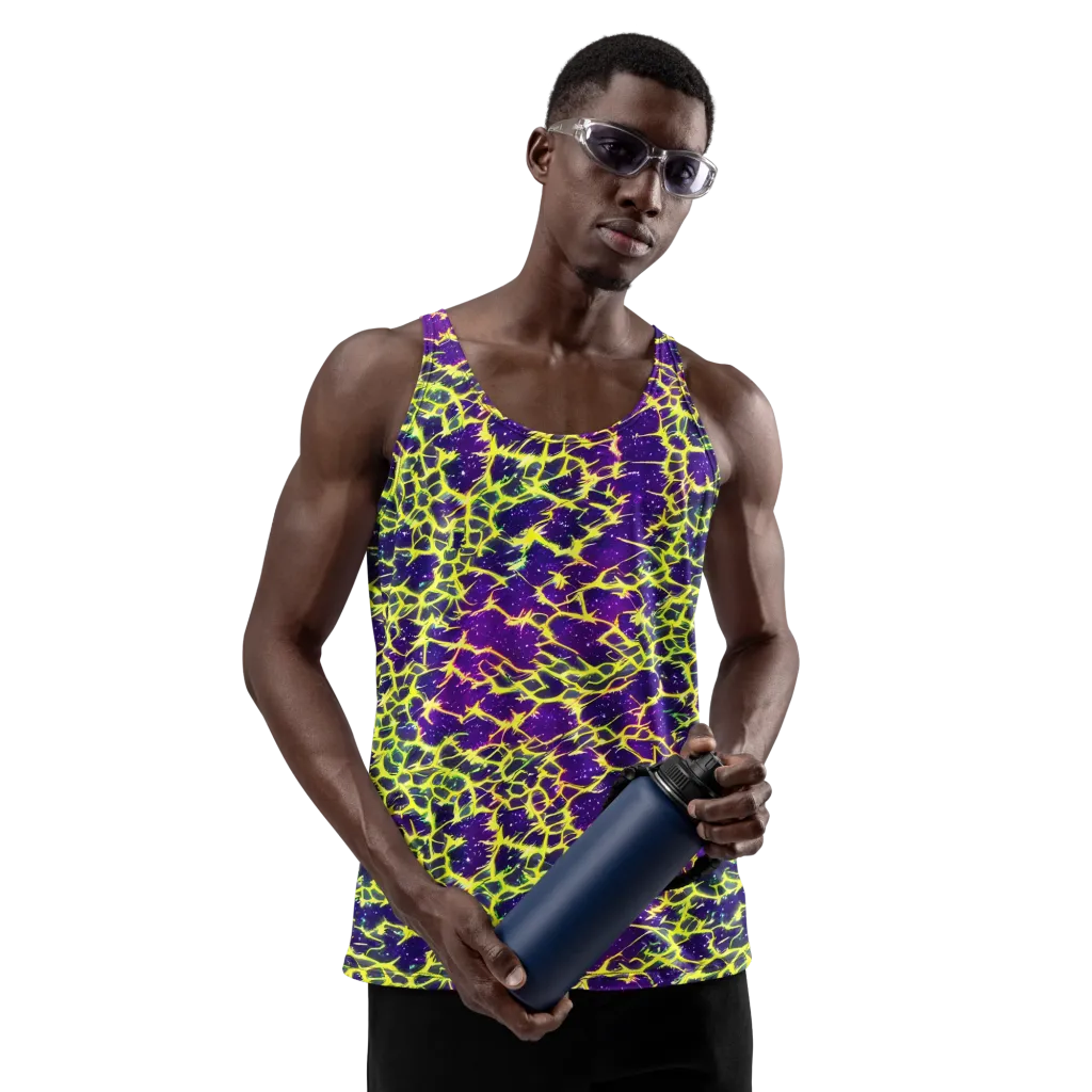 Neon Thornfield on Men's Tank Top — Front