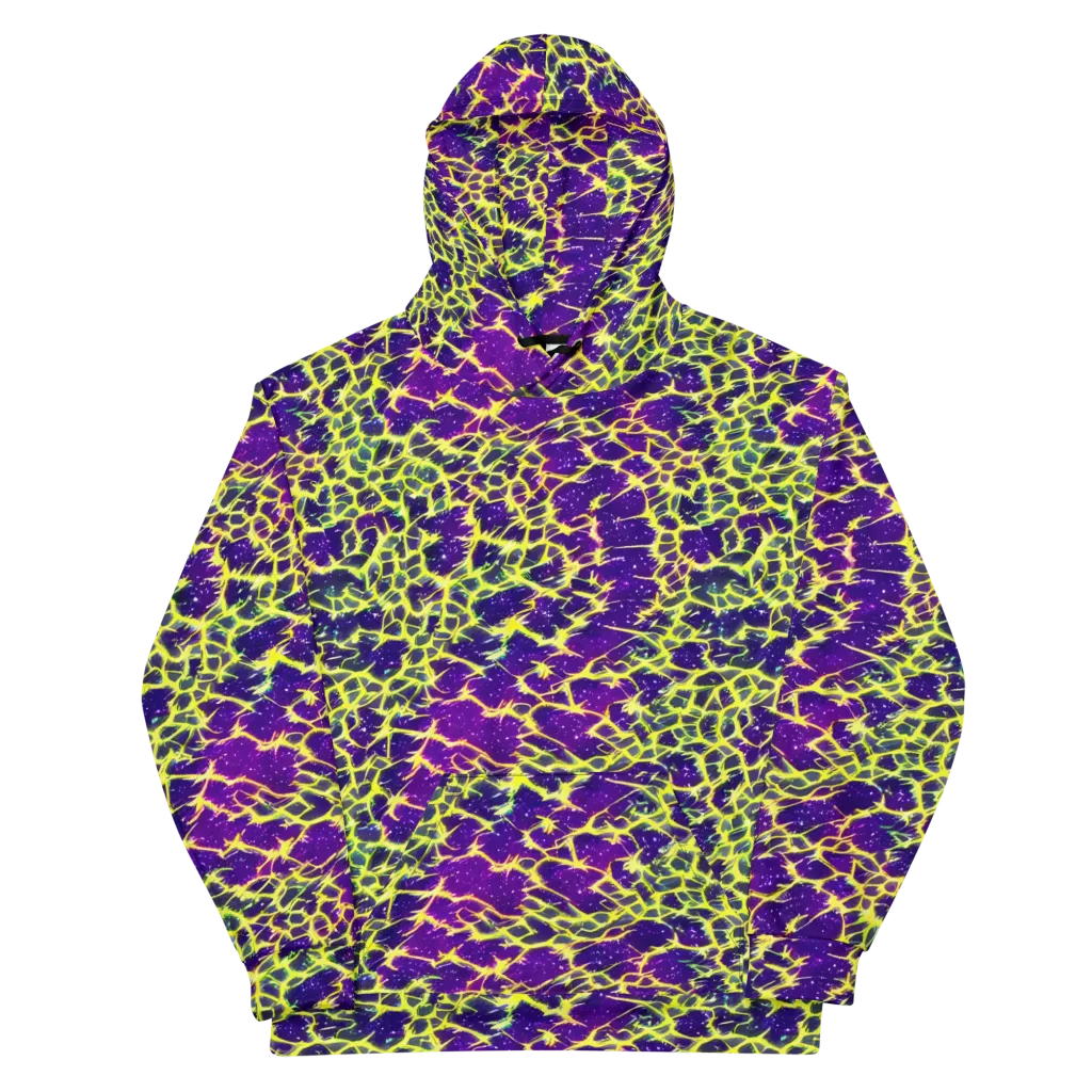 Neon Thornfield on Cotton Hoodie — Front
