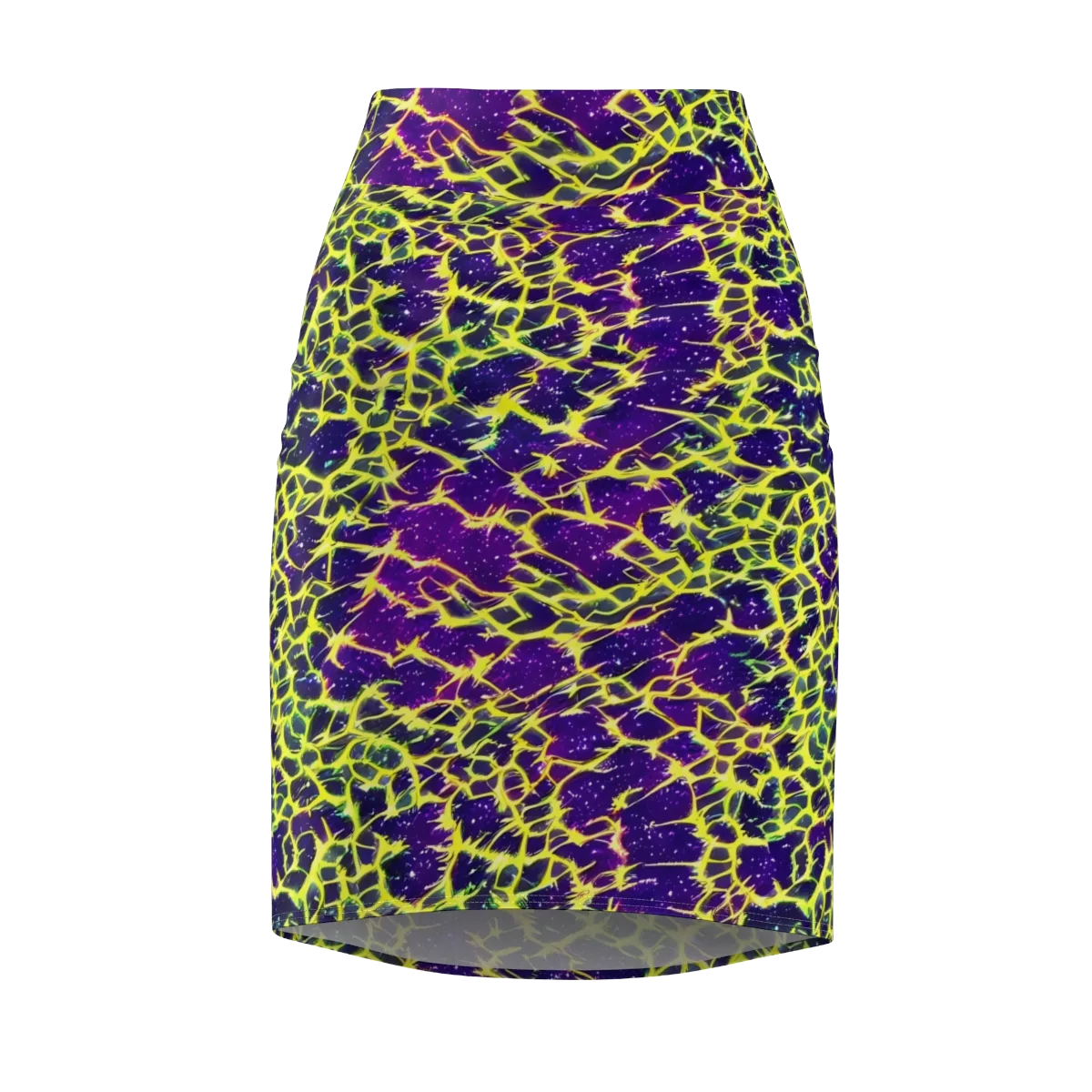 Neon Thornfield on Pencil Skirt — Front