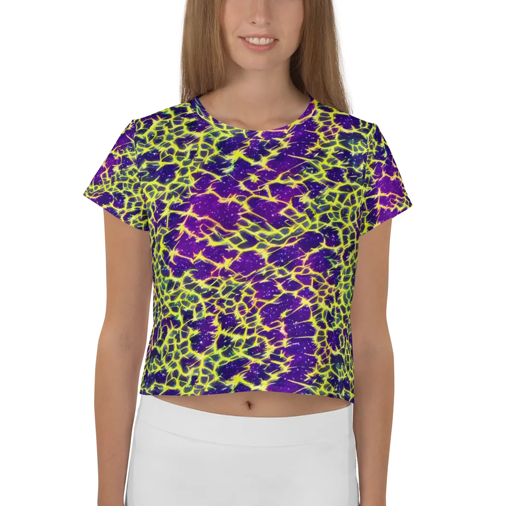 Neon Thornfield on Crop Tee — Front