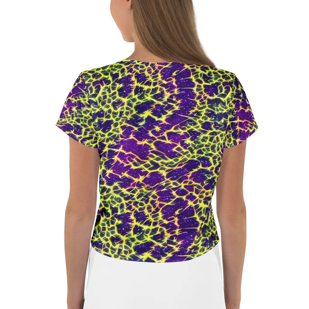 Neon Thornfield on Crop Tee — Back