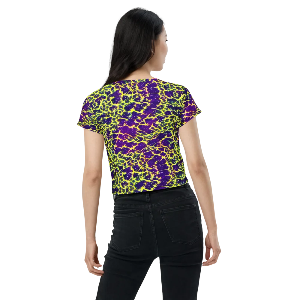 Neon Thornfield on Crop Tee — Back