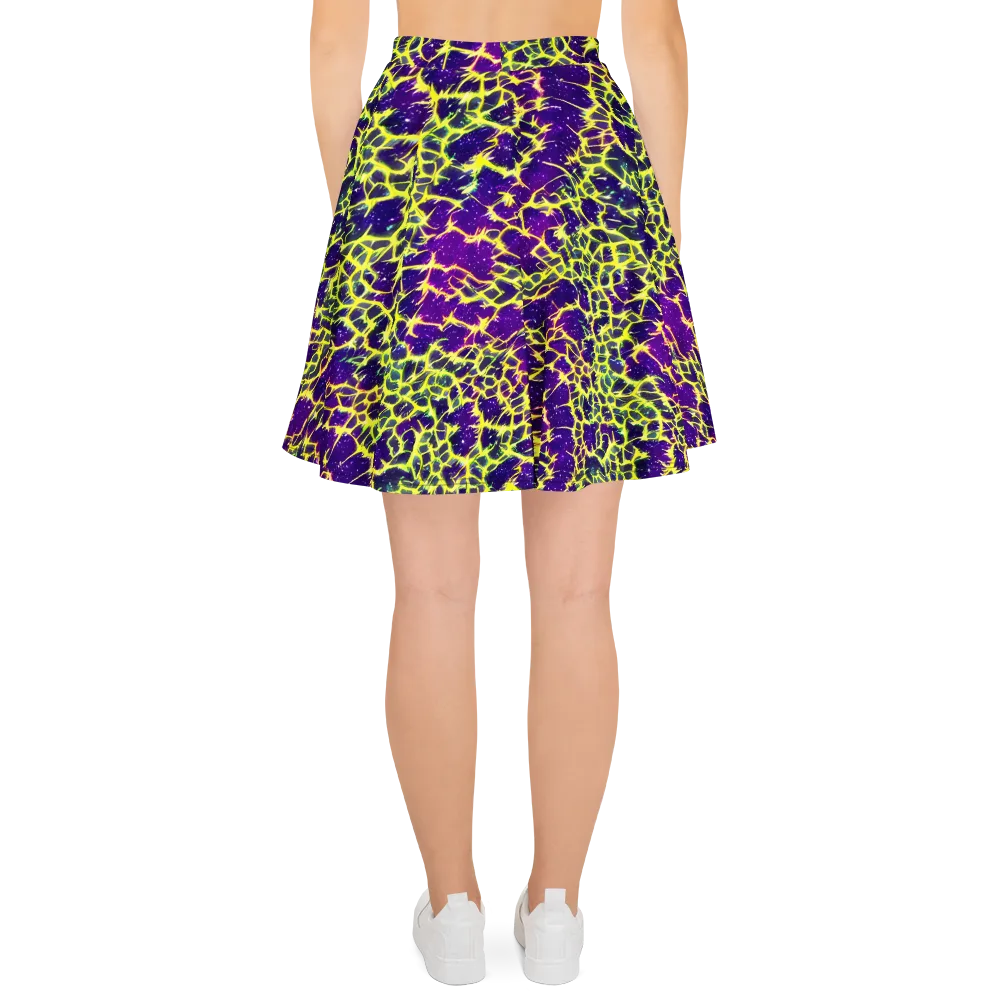 Neon Thornfield on Skater Skirt — Back
