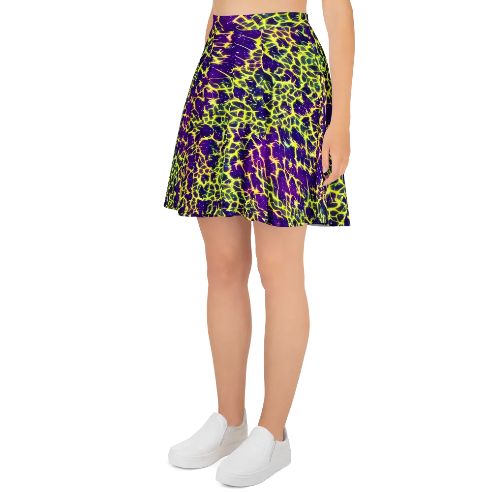 Neon Thornfield on Skater Skirt — Left