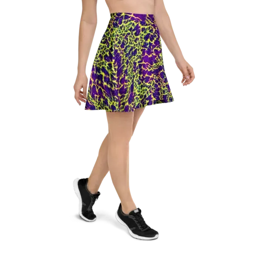 Neon Thornfield on a Skater Skirt