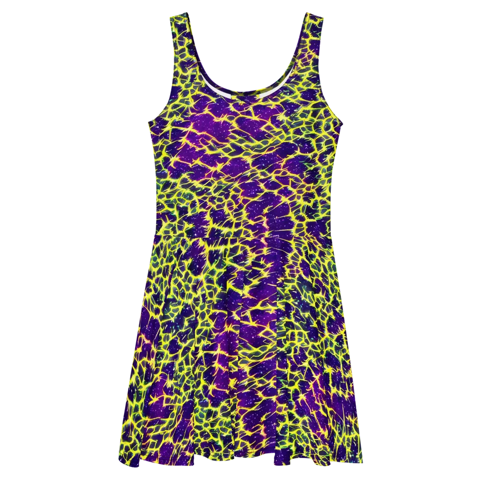 Neon Thornfield on Skater Dress — Front