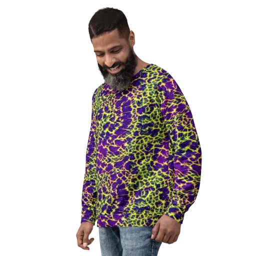 Neon Thornfield on a Sweatshirt