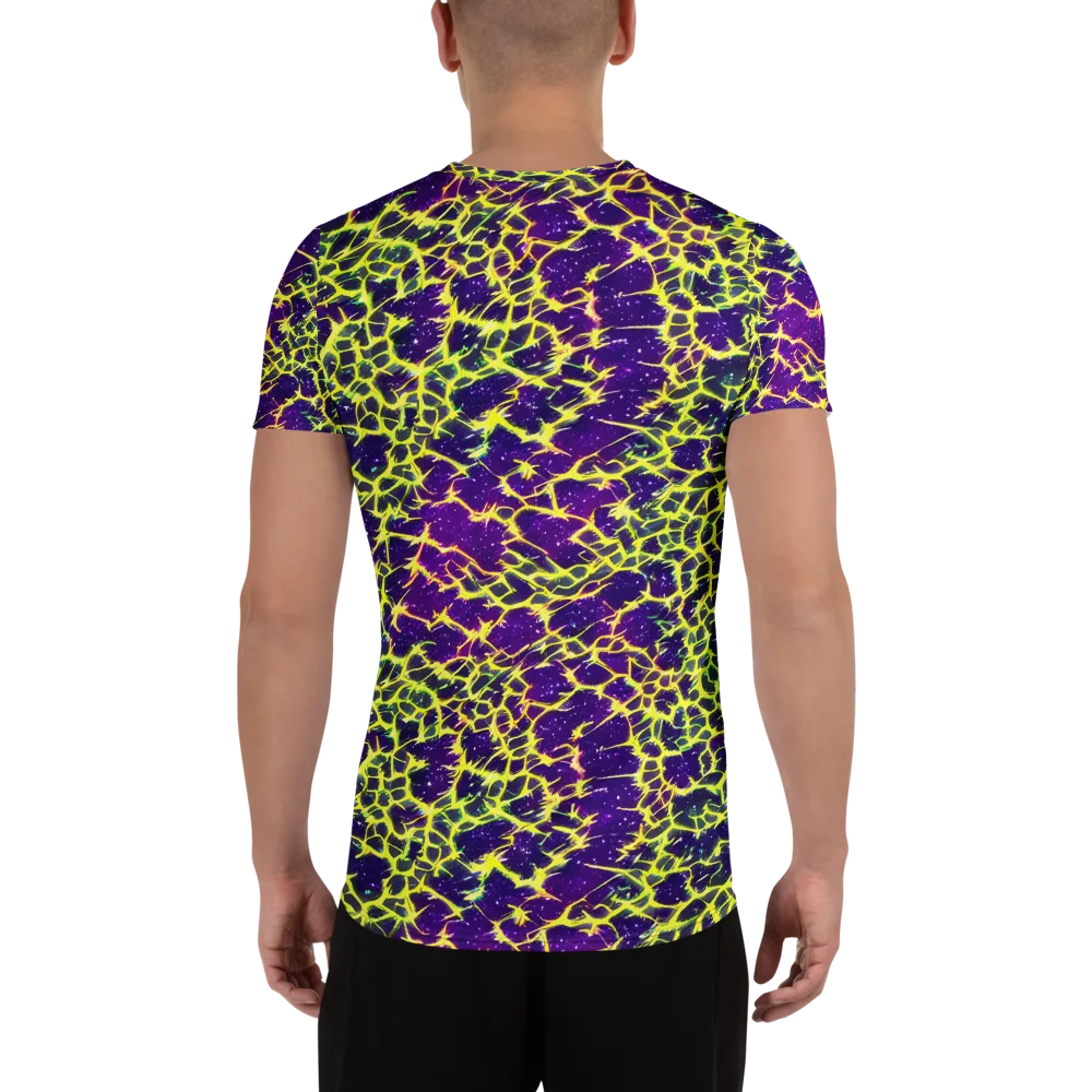 Neon Thornfield on Men's Athletic T-Shirt — Back