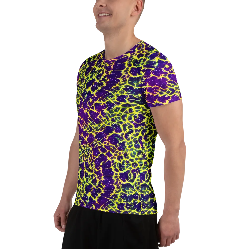 Neon Thornfield on Men's Athletic T-Shirt — Left