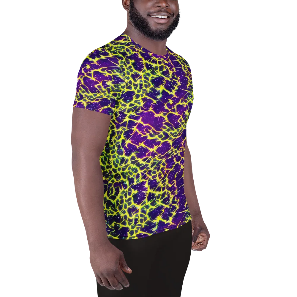 Neon Thornfield on Men's Athletic T-Shirt — Right