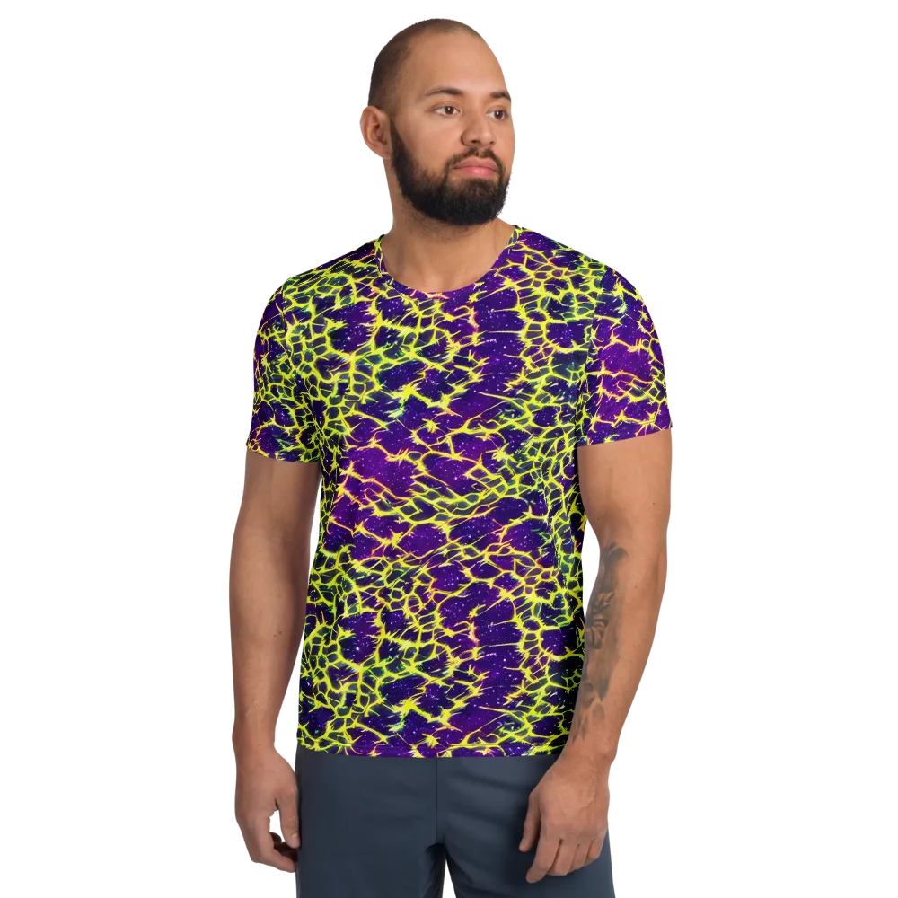 Neon Thornfield on Men's Athletic T-Shirt — Front