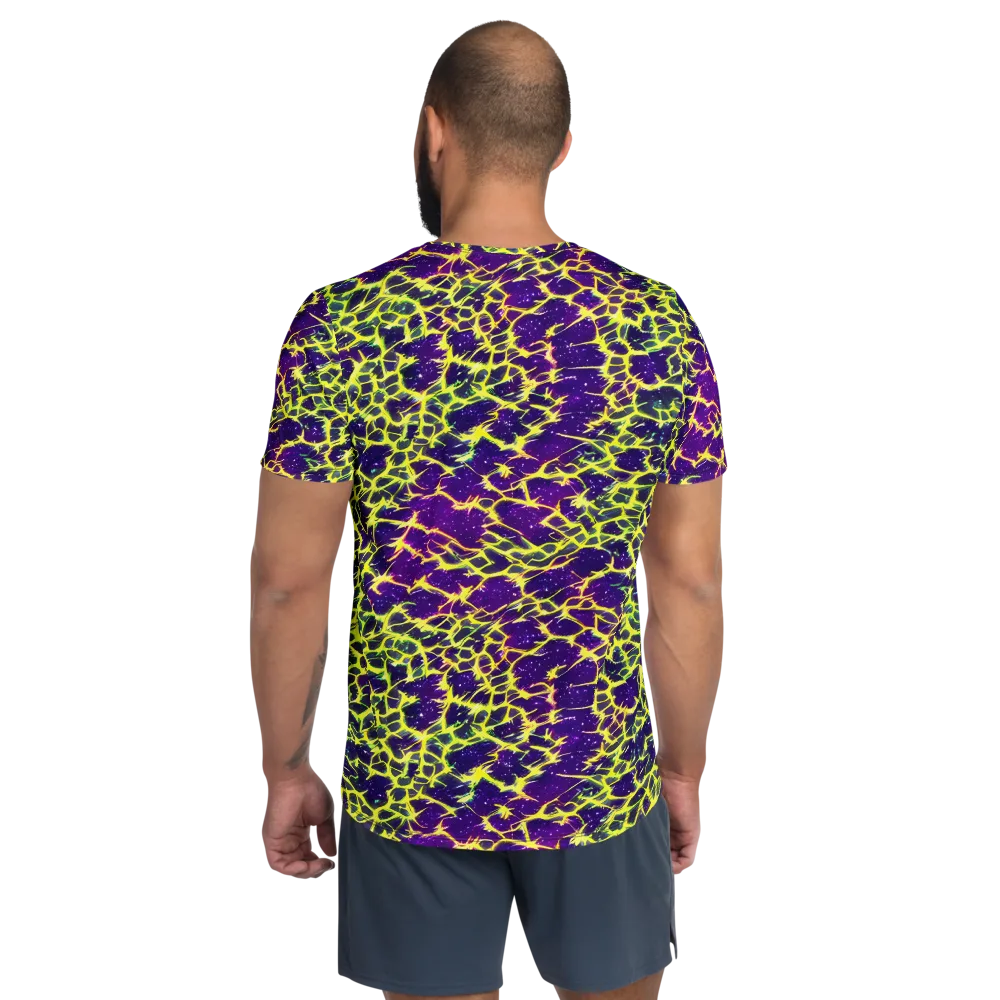 Neon Thornfield on Men's Athletic T-Shirt — Back