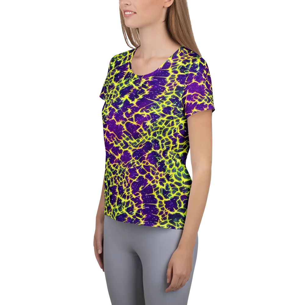 Neon Thornfield on Women's Athletic T-Shirt — Left