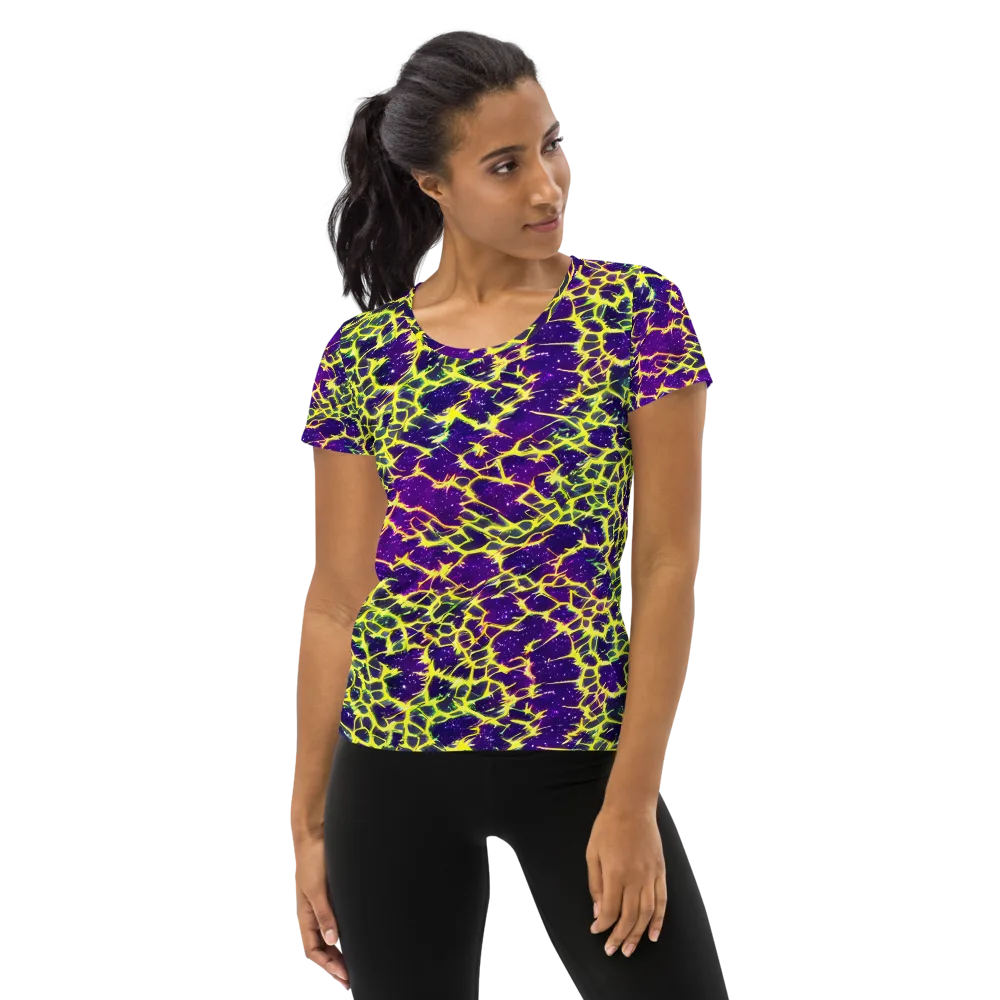 Neon Thornfield on Women's Athletic T-Shirt — Front