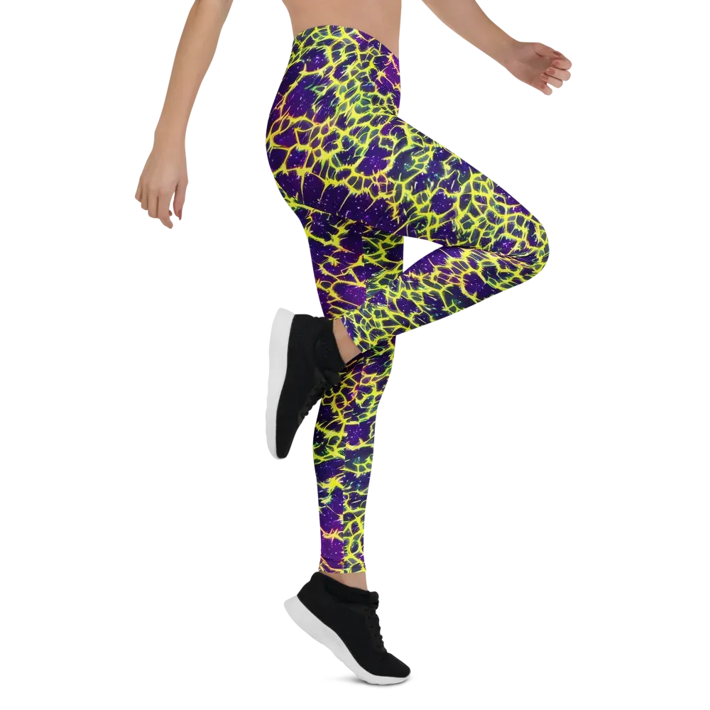 Neon Thornfield on Leggings — Right