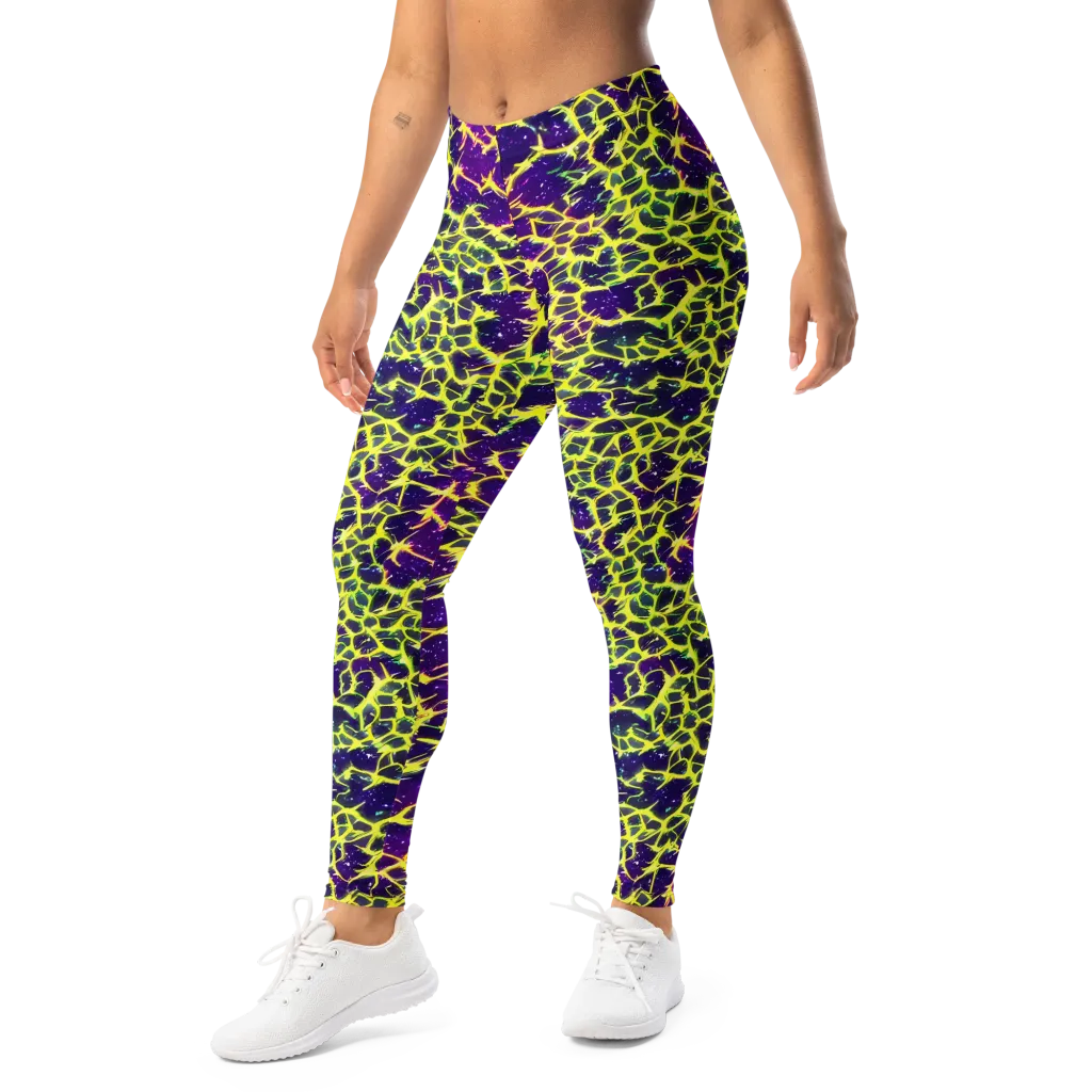 Neon Thornfield on Leggings — Left Front