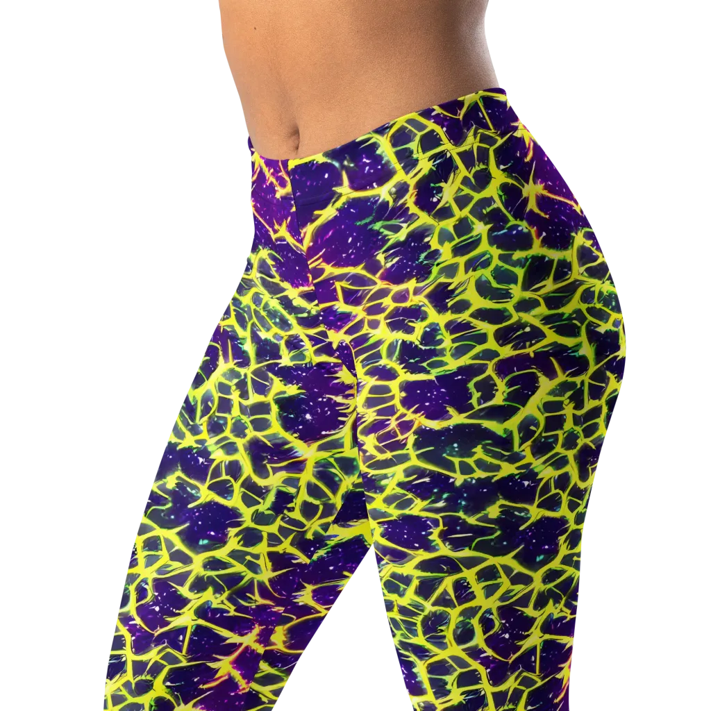 Neon Thornfield on Leggings — Left Front