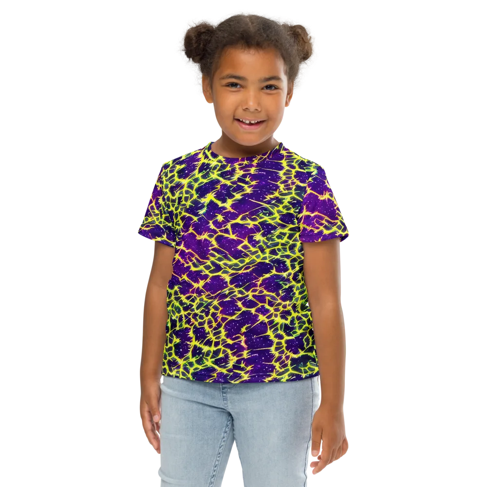 Neon Thornfield on Kids Crew Neck T-Shirt — Front