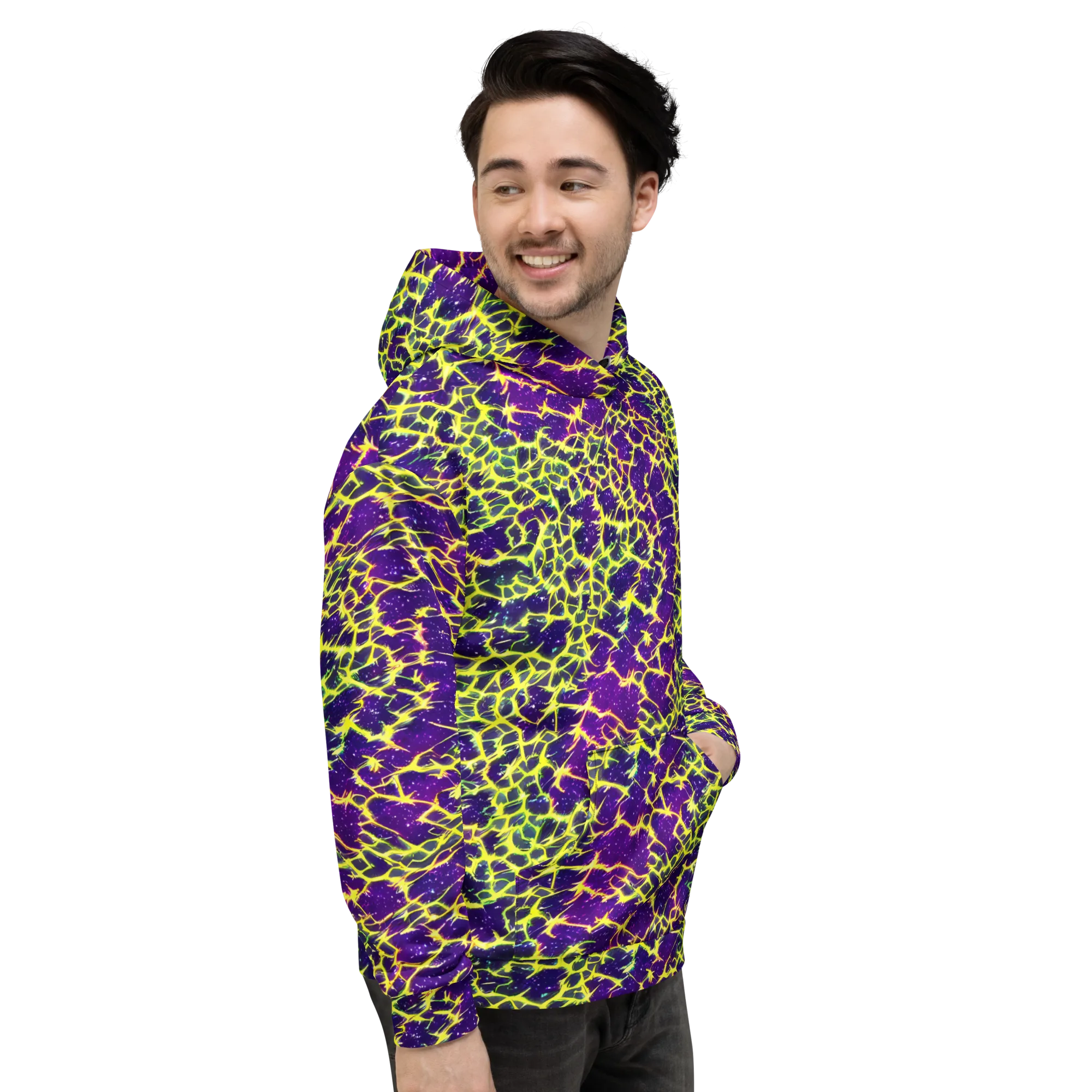 Neon Thornfield on Hoodie — Right