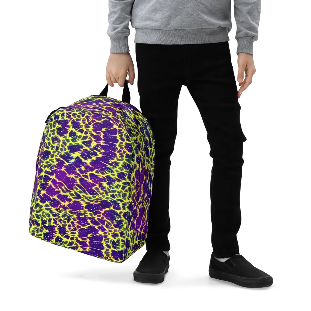 Neon Thornfield on Minimalist Backpack — Zoomed-in