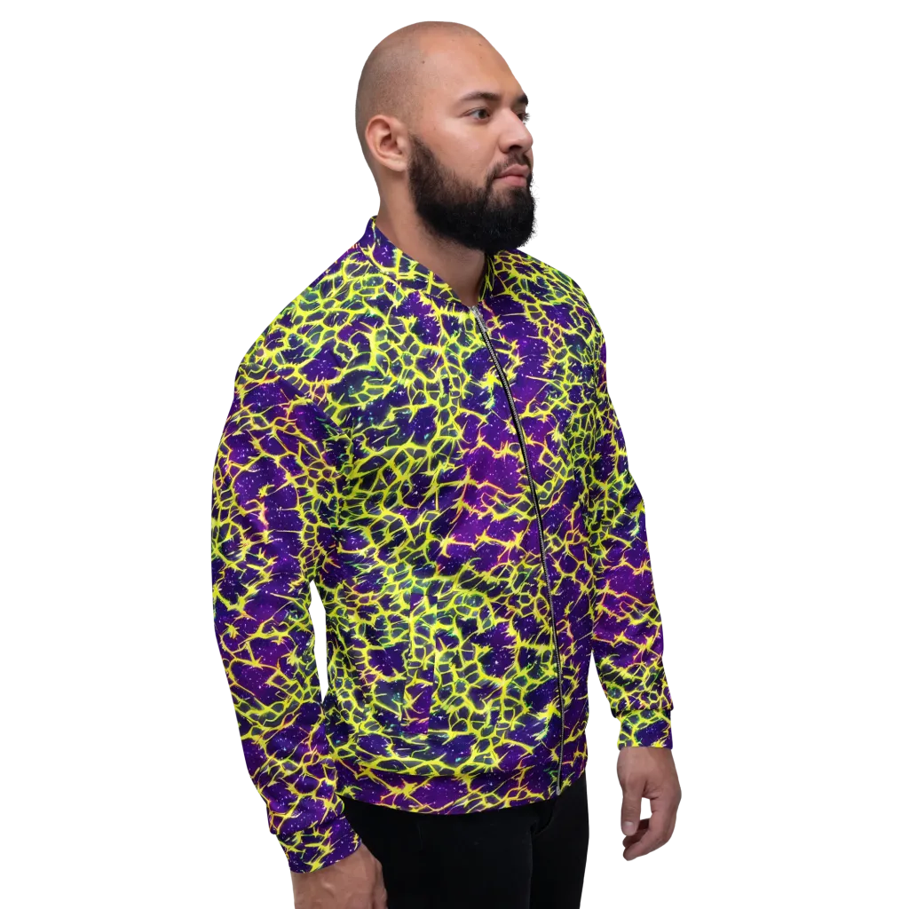 Neon Thornfield on Bomber Jacket — Right