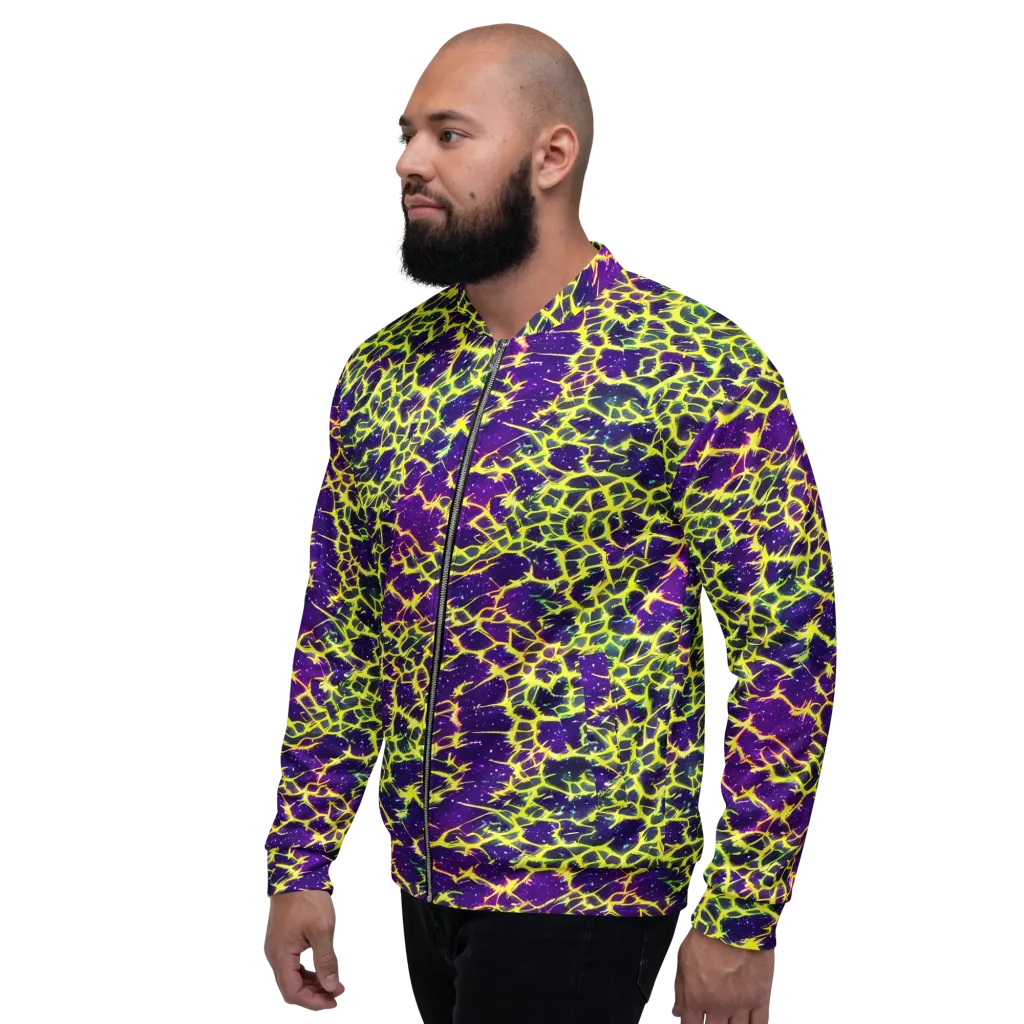 Neon Thornfield on Bomber Jacket — Left