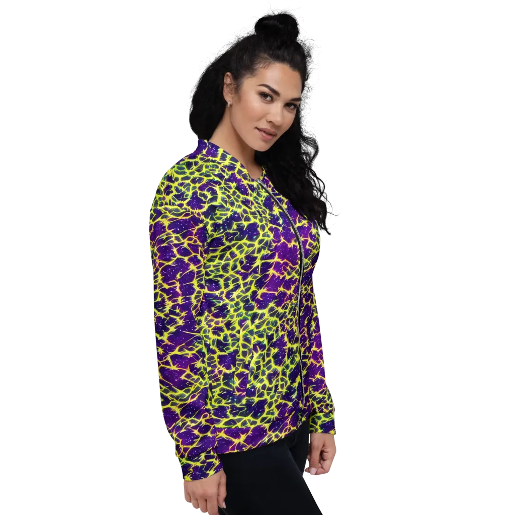 Neon Thornfield on Bomber Jacket — Right