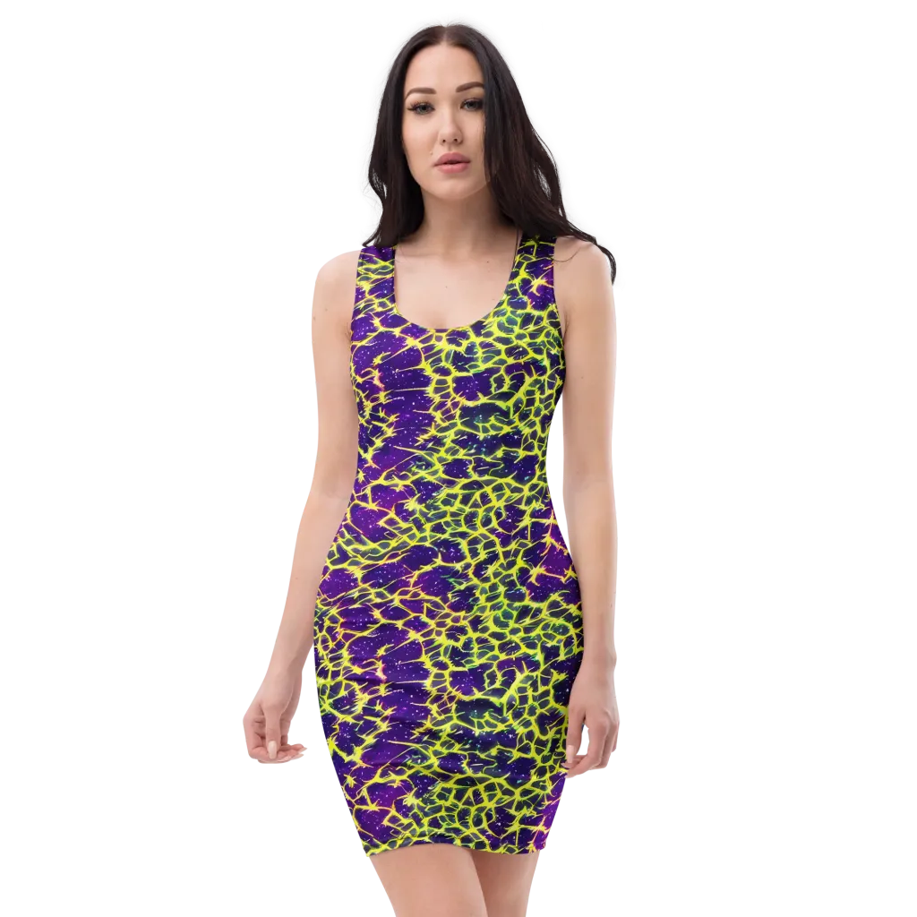 Neon Thornfield on Bodycon Dress — Front