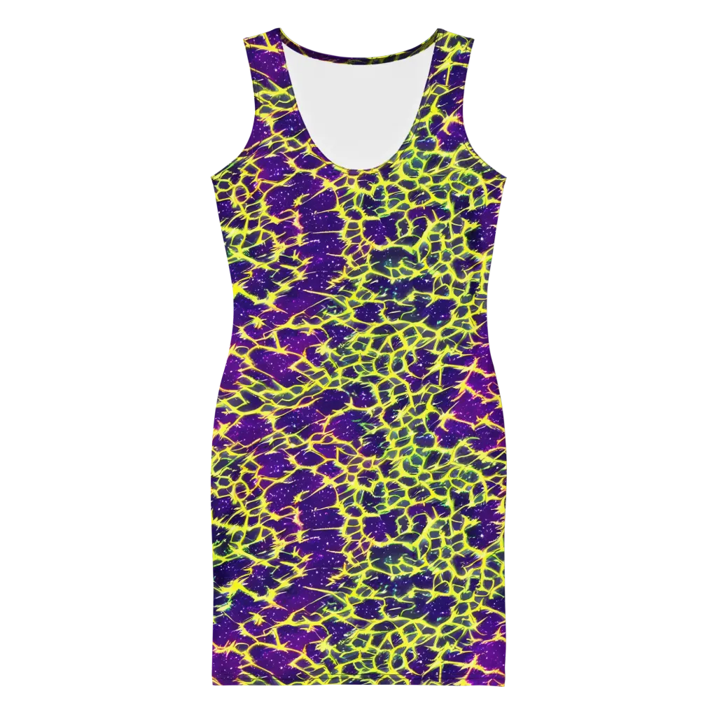 Neon Thornfield on Bodycon Dress — Front