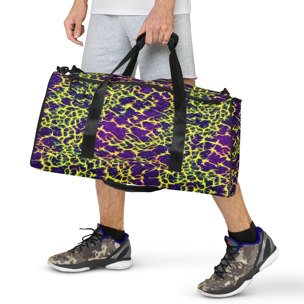 Neon Thornfield on Duffle Bag — Front