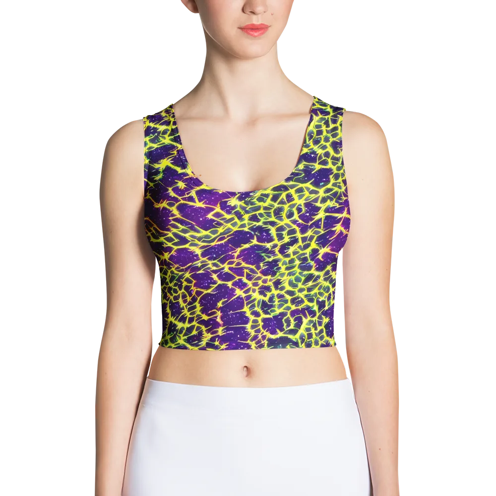 Neon Thornfield on Crop Top — Front
