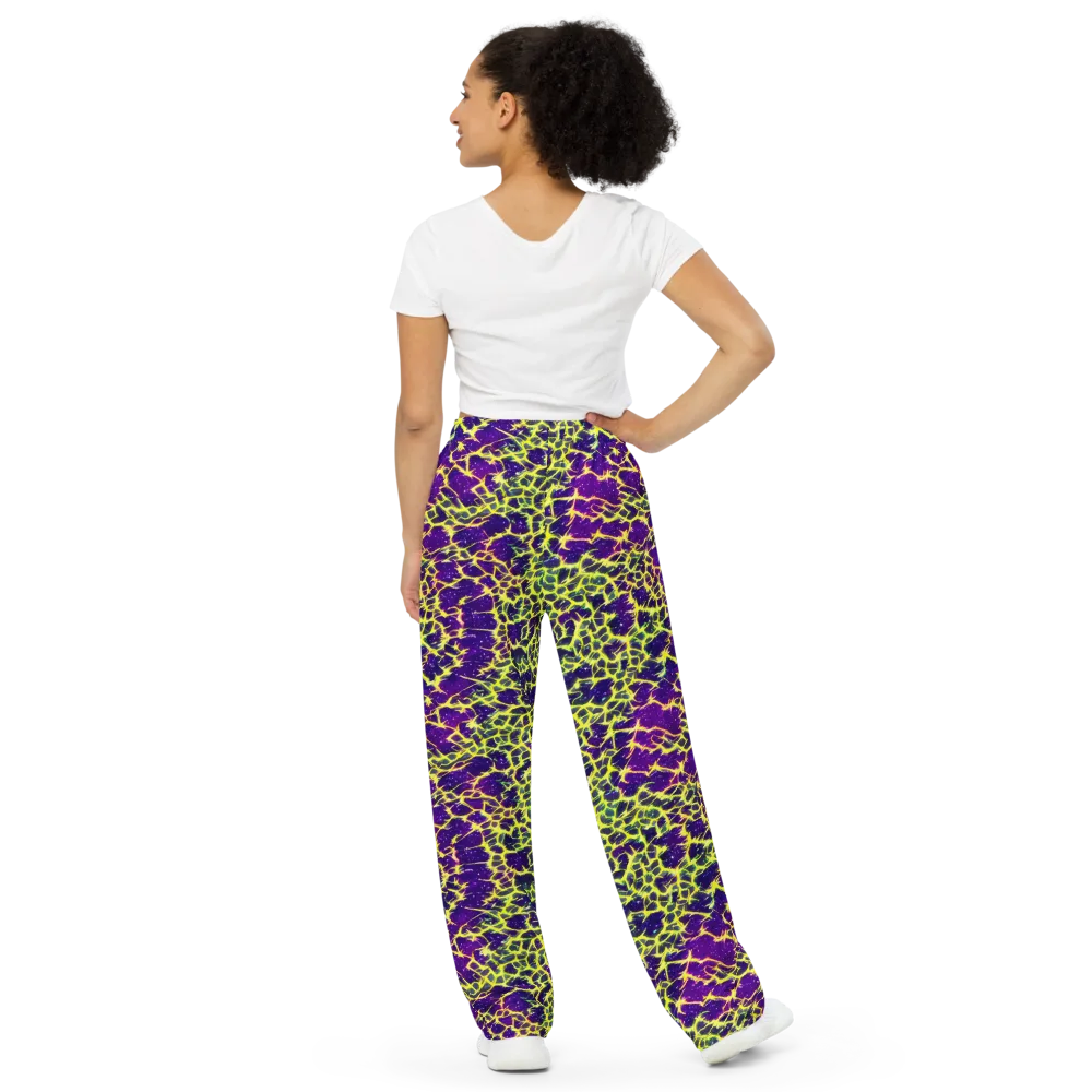 Neon Thornfield on Wide-Leg Pants — Back