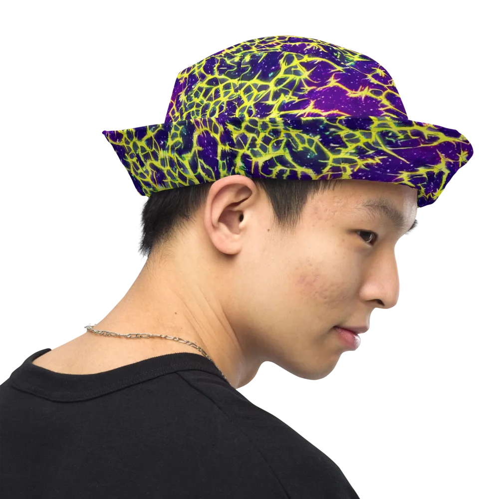 Neon Thornfield on Reversible Bucket Hat — Right Outside