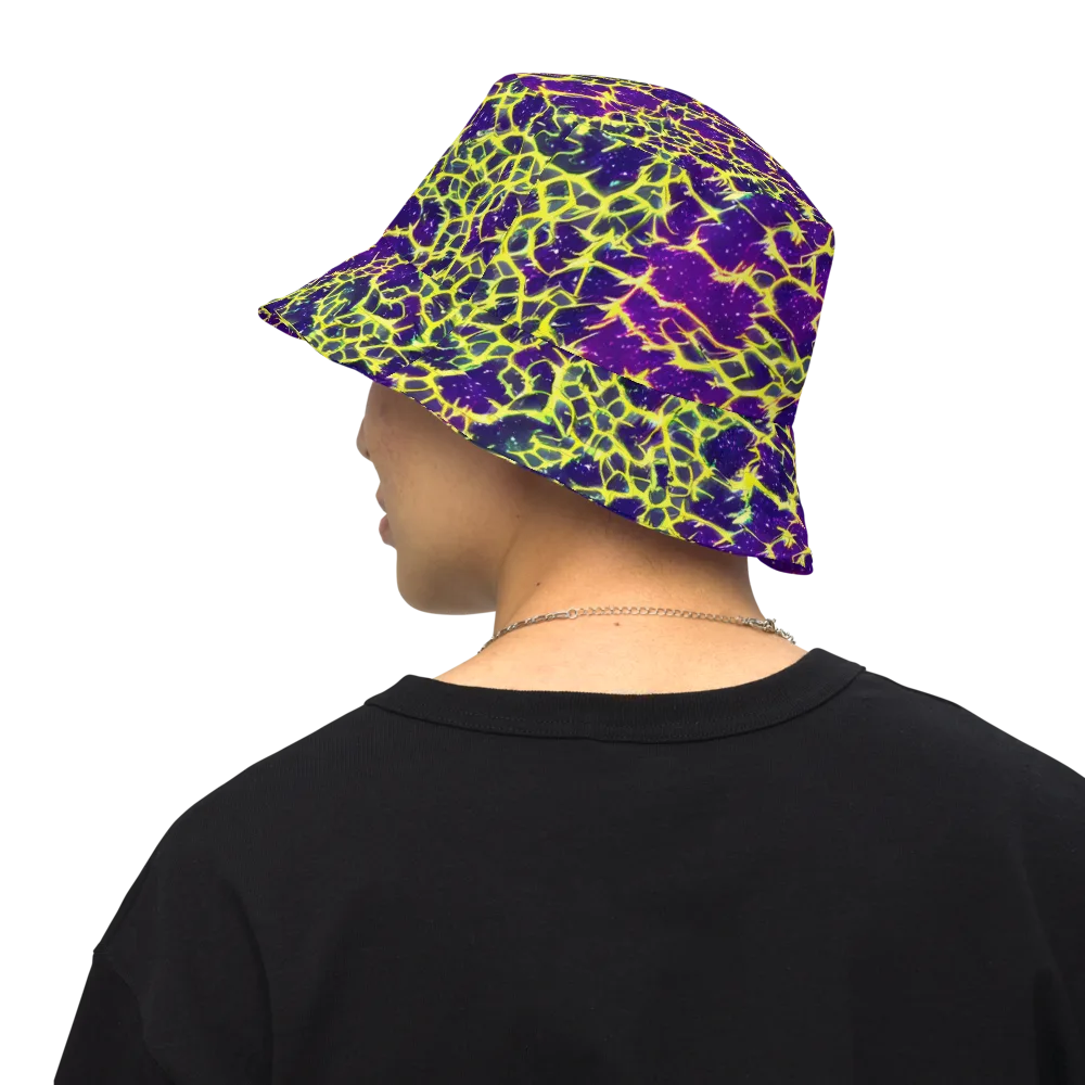 Neon Thornfield on Reversible Bucket Hat — Back Inside