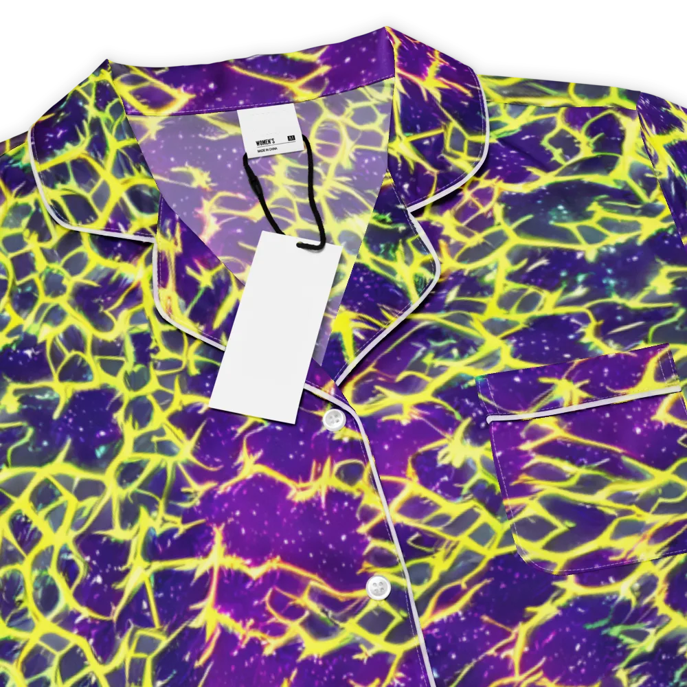 Neon Thornfield on Women's Short Sleeve Pajama Top — Product details